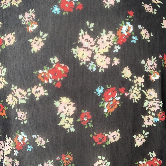 New York & Company Sheer Button Down Top - Picture 8 of 10